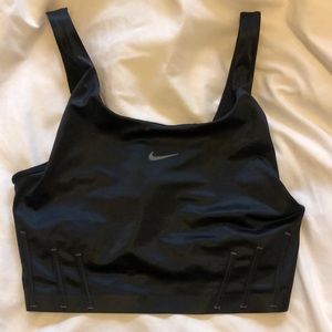 Nike black crop/bra